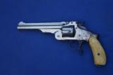 Smith and Wesson Number 3 New Model Russian Revolver - 1 of 9