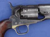 Early 4-Screw Colt Model 1860 Fluted Army Revolver Mfd in 1861 w/Letter - 1 of 12