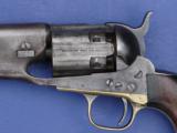 Early 4-Screw Colt Model 1860 Fluted Army Revolver Mfd in 1861 w/Letter - 2 of 12