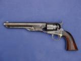 Early 4-Screw Colt Model 1860 Fluted Army Revolver Mfd in 1861 w/Letter - 3 of 12