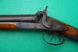 Nice English Percussion Double Barrel Shotgun by W. Parker - 2 of 17