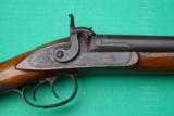 Nice English Percussion Double Barrel Shotgun by W. Parker - 1 of 17