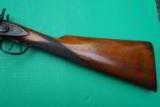 Nice English Percussion Double Barrel Shotgun by W. Parker - 15 of 17
