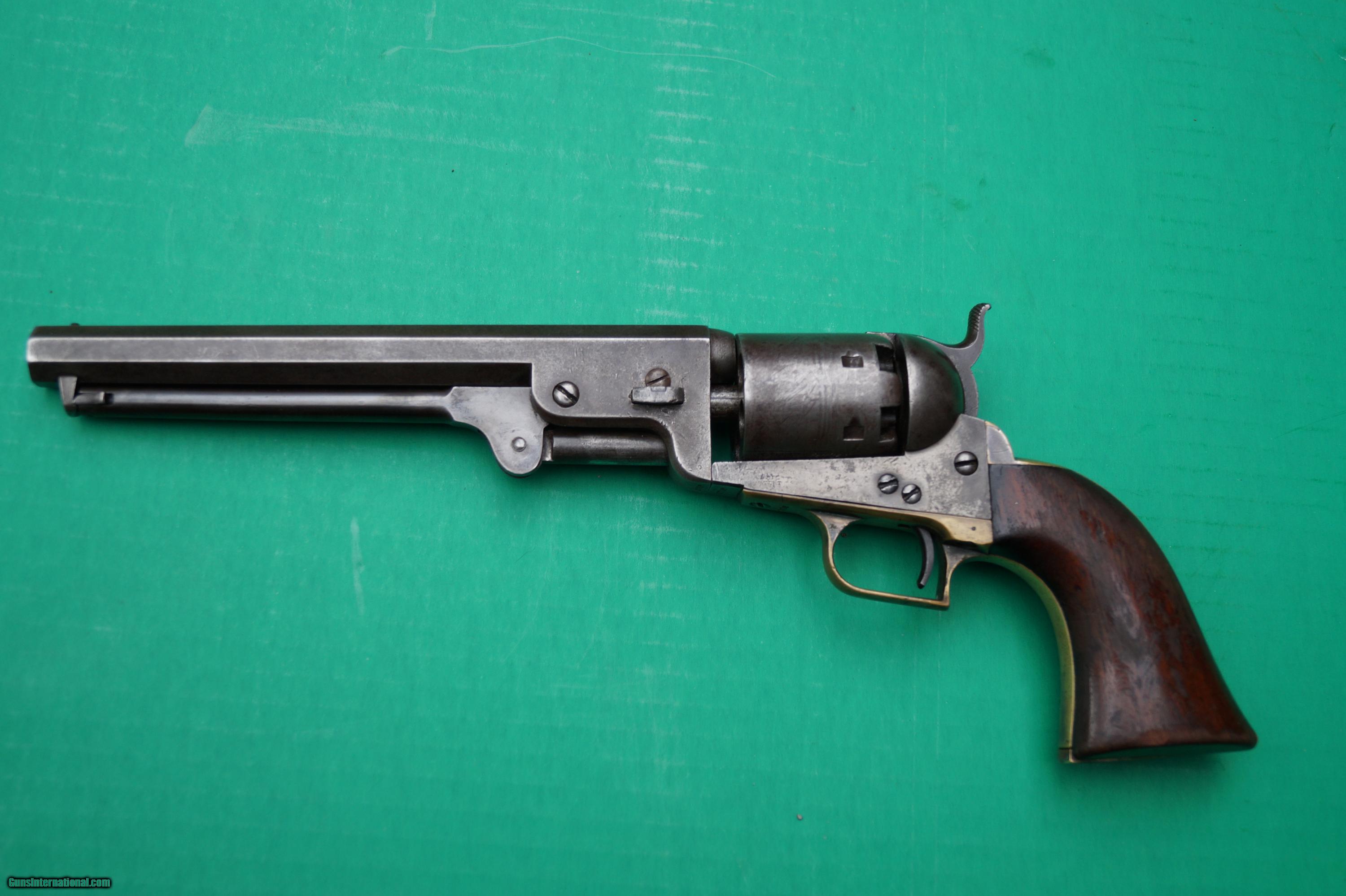 Colt Model 1851 Navy Squareback Revolver Mfd In 1851 5701