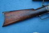 Winchester 1873 2nd Model Semi-Deluxe Rifle with Rare John W. Sidle Side-Mount Scope - 9 of 15