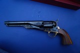 Early Uberti Repro of Colt 1861 Navy Revolver distributed by Replica Arms in the Original Box, Unfired. Not SAA - 2 of 4
