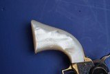 Profusely Engraved Colt 1851 Navy Miniature Revolver w/Pearl Grips - 3 of 13
