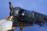 Profusely Engraved Colt 1851 Navy Miniature Revolver w/Pearl Grips - 11 of 13