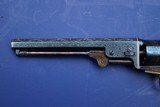 Profusely Engraved Colt 1851 Navy Miniature Revolver w/Pearl Grips - 8 of 13