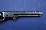 Profusely Engraved Colt 1851 Navy Miniature Revolver w/Pearl Grips - 9 of 13