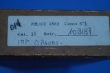 Western Arms Colt Model 1862 Pocket Police Percussion Revolver Unfired in the Box w/Paperwork - 9 of 10