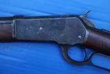 Winchester Model 1886 Rifle with Tang Sight and History - 5 of 20
