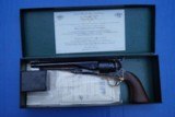 Rare USFA Colt Model 1860 Army Replica in Original Box w/Paperwork, extra Cylinder.
Only 500 Made. - 1 of 11