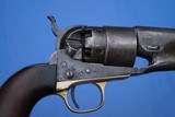 Colt Model 1860 Army Revolver, Early Civil War 4 Screw Frame for Shoulder Stock.
Mfd in 1861 - 14 of 20