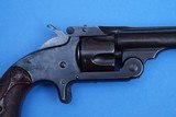 Smith and Wesson Model 1 1/2 .32 SA Blued with Scarce Red + Black Marbled Grips - 5 of 9