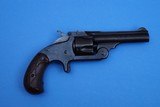 Smith and Wesson Model 1 1/2 .32 SA Blued with Scarce Red + Black Marbled Grips - 2 of 9