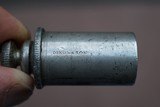 English Pewter Oil Bottle by Dixson and Sons for Cased Revolver, Rifle, or Shotgun
