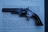 Very Early Smith and Wesson Model 1, 2nd Issue Revolver w/Factory Letter - 2 of 20