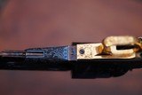 Fancy Engraved, Gold Inlayed Colt 1860 Army Revolver Miniature by Uberti - 6 of 19