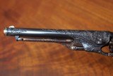 Fancy Engraved, Gold Inlayed Colt 1860 Army Revolver Miniature by Uberti - 10 of 19