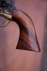 Fancy Engraved, Gold Inlayed Colt 1860 Army Revolver Miniature by Uberti - 8 of 19