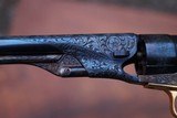 Fancy Engraved, Gold Inlayed Colt 1860 Army Revolver Miniature by Uberti - 11 of 19
