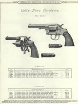 Early Colt Model 1889 Double Action Revolver with Rare Upside Down Barrel Address, Antique Pre-1898 - 17 of 17
