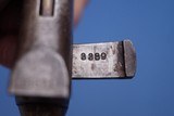 Early Colt Model 1860 Army 4 Screw Percussion Revolver Made in 1861, Ainsworth Sub-Inspected - 9 of 20