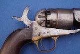 Early Colt Model 1860 Army 4 Screw Percussion Revolver Made in 1861, Ainsworth Sub-Inspected - 2 of 20