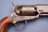 Nice Early Colt Model 1851 Navy Squareback Revolver in Untouched Attic Fresh Condition - 2 of 20