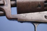 Nice Early Colt Model 1851 Navy Squareback Revolver in Untouched Attic Fresh Condition - 8 of 20