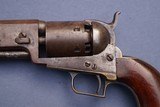 Nice Early Colt Model 1851 Navy Squareback Revolver in Untouched Attic Fresh Condition - 4 of 20