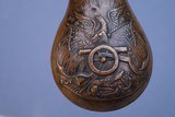 Original Civil War Era Powder Flask w/slanted spout for Colt 1851 Navy, 1860 Army, 1861 Navy Percussion Revolvers - 9 of 14