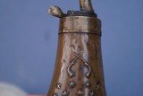 Original Civil War Era Powder Flask w/slanted spout for Colt 1851 Navy, 1860 Army, 1861 Navy Percussion Revolvers - 8 of 14