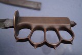 WW1 US Model 1918 LF&C Trench Knife with Original Scabbard - 8 of 9