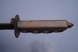 WW1 US Model 1918 LF&C Trench Knife with Original Scabbard - 7 of 9