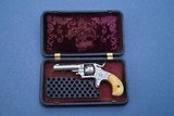 Cased Factory Engraved Forehand and Wadsworth Sidehammer Revolver - 1 of 7