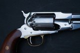 Stainless Steel Remington Model 1863 .44 Cal Percussion Revolver with Holster - 3 of 13