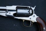 Stainless Steel Remington Model 1863 .44 Cal Percussion Revolver with Holster - 4 of 13