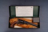USFA Colt 1851 3rd Model Navy Revolver in Box with Paperwork, Very Scarce Reproduction
