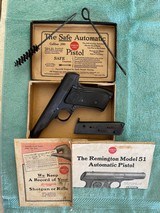 Remington 51 .380, Type II, with original box and instructions - 1 of 12