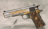 Colt Legacy Edition Rattlesnake 1911, by America Remembers. NIB! Rare!W/wood/glass display case, cert. of authenticity, - 7 of 17