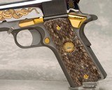 Colt Legacy Edition Rattlesnake 1911, by America Remembers. NIB! Rare!W/wood/glass display case, cert. of authenticity, - 9 of 17