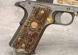 Colt Legacy Edition Rattlesnake 1911, by America Remembers. NIB! Rare!W/wood/glass display case, cert. of authenticity, - 3 of 17