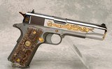 Colt Legacy Edition Rattlesnake 1911, by America Remembers. NIB! Rare!W/wood/glass display case, cert. of authenticity, - 1 of 17