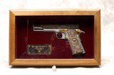 Colt Legacy Edition Rattlesnake 1911, by America Remembers. NIB! Rare!W/wood/glass display case, cert. of authenticity, - 13 of 17