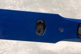 Anschutz 2007/2013 .22 LR 19 in. Heavy barrel Pearl Blue Stock w/box, papers - 16 of 19