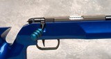 Anschutz 2007/2013 .22 LR 19 in. Heavy barrel Pearl Blue Stock w/box, papers - 3 of 19