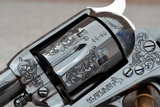 COLT SAA 3RD GENERATION SHERIFF"S MODEL 44-40 & 44 SPECIAL HOWARD M. DOVE ENGRAVED - 2 of 12