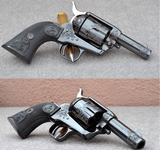 COLT SAA 3RD GENERATION SHERIFF"S MODEL 44-40 & 44 SPECIAL HOWARD M. DOVE ENGRAVED - 1 of 12